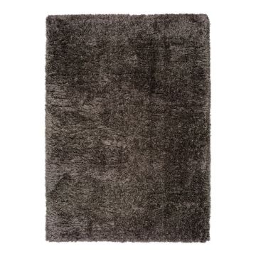 Covor Universal Floki Liso, 60 x 120 cm, gri închis ieftin