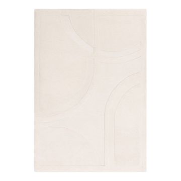 Covor alb din lână 200x290 cm Olsen – Asiatic Carpets