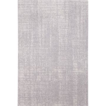 Covor gri deschis din lână 133x180 cm Eden – Agnella