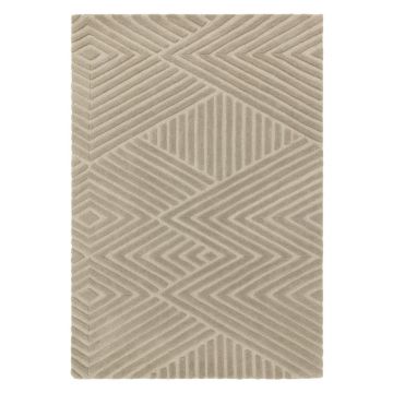 Covor maro deschis din lână 160x230 cm Hague – Asiatic Carpets ieftin