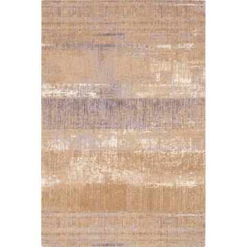 Covor maro din lână 100x180 cm Layers – Agnella