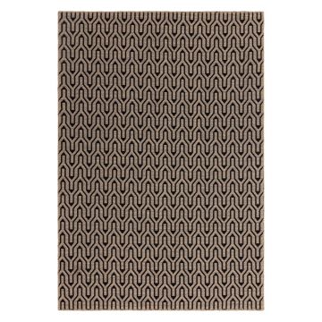 Covor negru/bej 160x230 cm Global – Asiatic Carpets ieftin