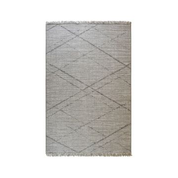 Covor potrivit pentru exterior Floorita Les Les Gipsy Grey, 155 x 230 cm, gri