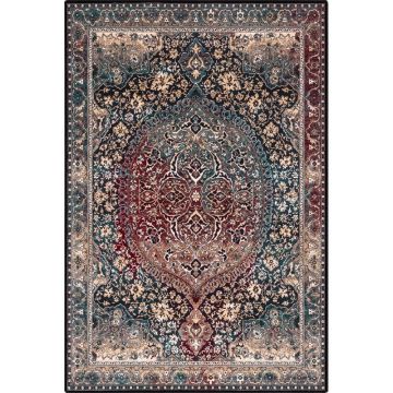 Covor verde închis din lână 200x300 cm Ava – Agnella
