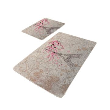 Covorașe de baie maro 2 buc. 60x100 cm – Mila Home