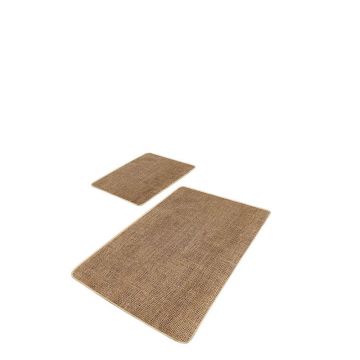 Covorașe de baie maro 2 buc. 60x100 cm – Mila Home