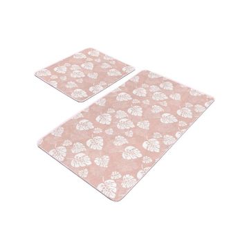 Covorașe de baie roz 2 buc. 60x100 cm – Mila Home