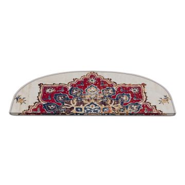 Covorașe pentru scări 16 buc. 20x65 cm Floral Path – Vitaus