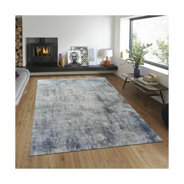 Covor Aruba 1057, 160x230 cm, Gri, Alb ieftin