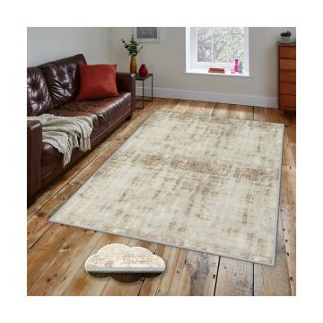 Covor Aruba 1195, 120x180 cm, Bej, Maro