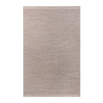 Covor bej din lână 160x230 cm Una – House Nordic