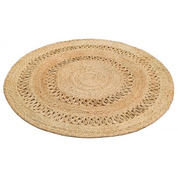 Covor, Ca-112 Natural Xw, 150x150 cm, Iuta, Bej Covor, Ca-112 Natural Xw, 150x150 cm, Iuta, Bej