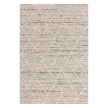 Covor gri deschis din lână 120x170 cm Noah – Asiatic Carpets