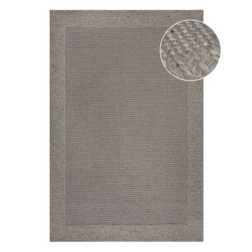 Covor gri din lână 120x170 cm Rue – Flair Rugs ieftin