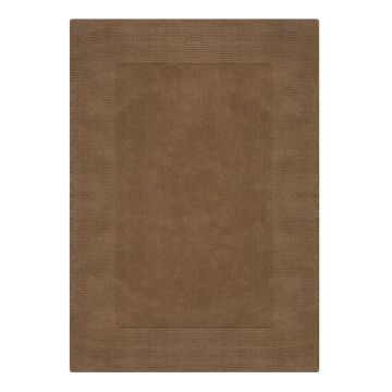 Covor maro din lână 160x230 cm – Flair Rugs ieftin