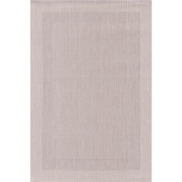 Covor modern Tarkett Adria 01VDV, polipropilena, model geometric bej, 80 x 150 cm