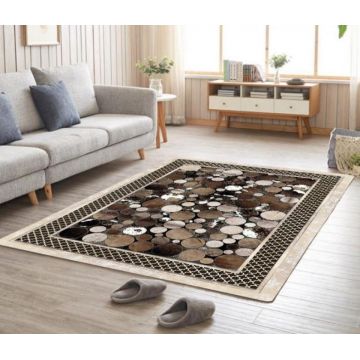 Covor pentru living, model buline