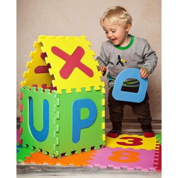 Covor puzzle din spuma Alphabet 26 piese