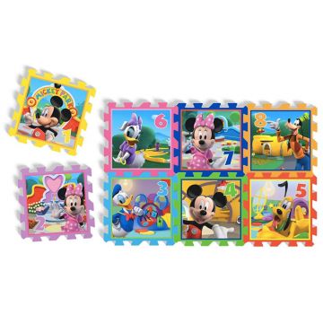 Covor puzzle din spuma Sotron Minnie Mickey Mouse 8 piese