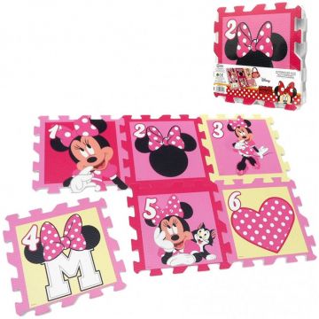 Covor puzzle Minnie Mouse 6 piese SunCity