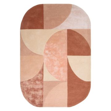 Covor roz din lână 200x300 cm Earth – Asiatic Carpets