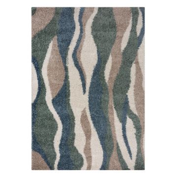 Covor verde/albastru 120x170 cm Stream – Flair Rugs ieftin