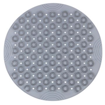 Covoras de dus cu masaj Maximex, Shower, 55x55 cm, plastic, gri