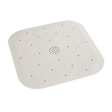 Covoras de dus Maximex, Shower, 45x45 cm, cauciuc, bej