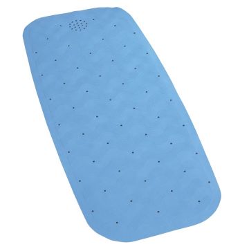 Covoras pentru cada Maximex, Bathtub, 90x37x1.6 cm, cauciuc, albastru