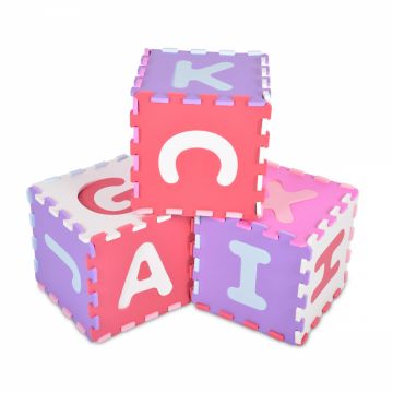 Covoras puzzle cu 26 piese din spuma Moni Alfabet A-Z