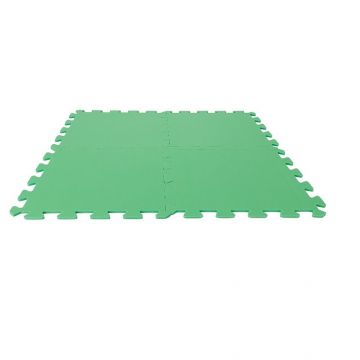 Covoras puzzle din spuma Poly play Mat 50x50 cm Green