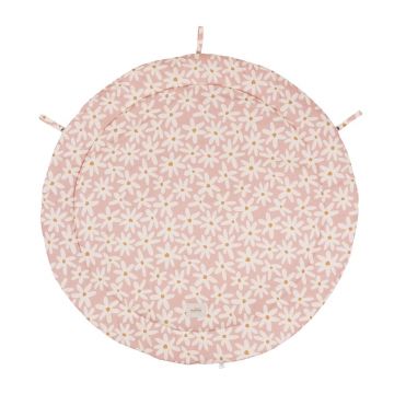 Saltea de joacă pentru copii roz Blash Daisies – Malomi Kids