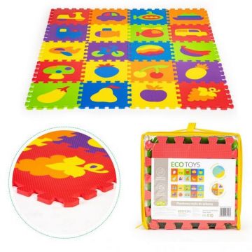 Salteluta educationala puzzle ECOEVA003, 20 de elemente