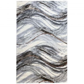 100x200 cm Covor Moss, Design Modern, Gri/Pudra, Densitate 2500 gr/m2, EFHE7961014