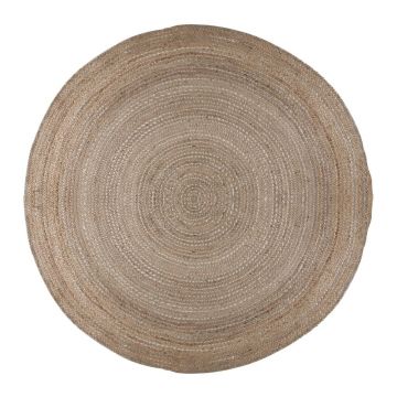Covor în culoare naturală rotund din iută ø 133 cm Capri – Flair Rugs