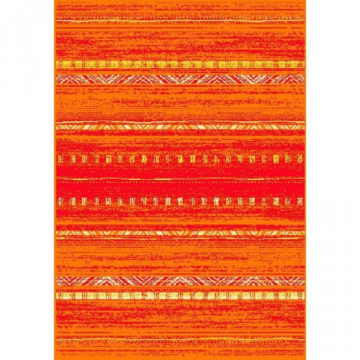 Covor Kolibri 11271-621, 100% polipropilena friese, portocaliu, 120 x 170 cm ieftin