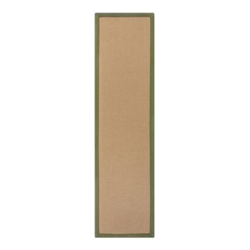 Covor tip traversă în culoare naturală din iută 60x230 cm Kira – Flair Rugs