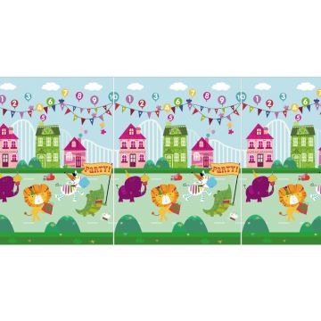 Covoras de joaca Bocioland pliabil 200x150 cm Party