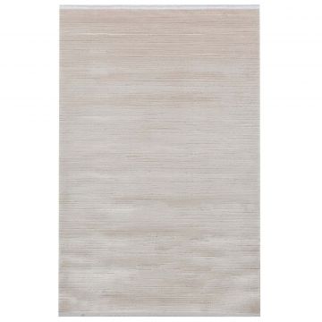 120x180 cm Covor de lux, 100% Acryl, Design Modern, Bej, Densitate 2600 gr/m2