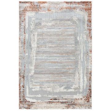 60x100 cm Covor premium, 70% Polyester și 30% Polipropilenă, Design Modern, Cupru, Densitate 2300 gr/m2