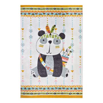 Covor pentru copii crem 160x235 cm Panda – Hanse Home