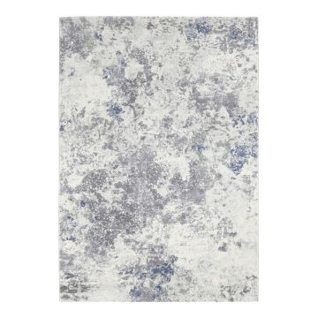 Covor Elle Decoration Arty Fontaine, 80 x 150 cm, crem - albastru deschis ieftin