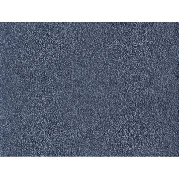Mocheta dormitor Jade Albastru 710   fir lung   inaltime 12 mm   fir rasucit   pentru interir