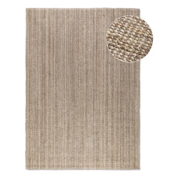 Covor bej din iută 120x170 cm Bouclé – Hanse Home