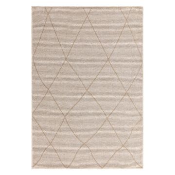 Covor crem din amestec de iută 200x290 cm Mulberrry – Asiatic Carpets la reducere