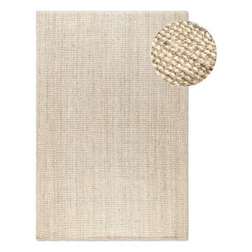 Covor crem din iută 160x230 cm Bouclé – Hanse Home