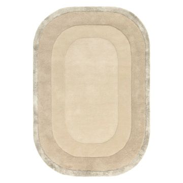 Covor crem handmade din amestesc de lână 160x230 cm Halo – Asiatic Carpets ieftin
