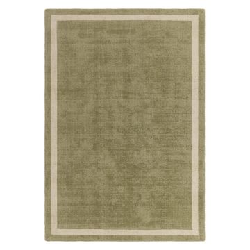 Covor kaki handmade din lână 120x170 cm Albi – Asiatic Carpets