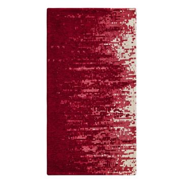 Covor tip traversă burgundy lavabil 55x240 cm Tamigi Rosso – Floorita