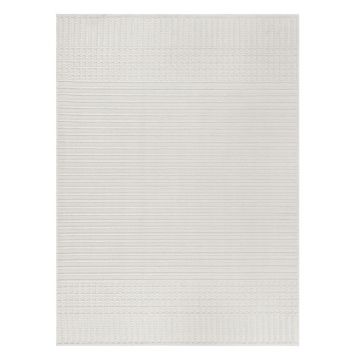 Covor alb lavabil din janilie 160x240 cm Elton – Flair Rugs